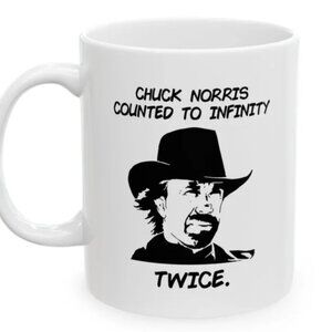 Chuck Norris Counted To Infinity Twice Coffee Mug 73